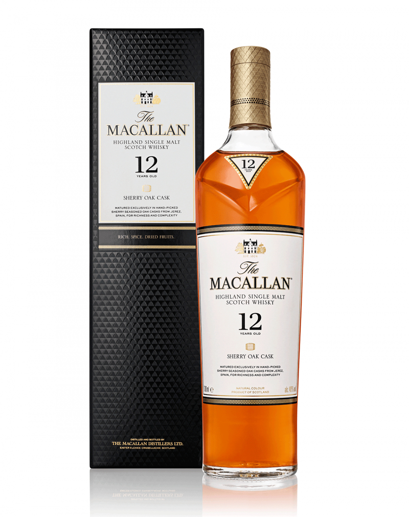 Macallan 12 Year Old Sherry Oak Single Malt Whisky 700ml